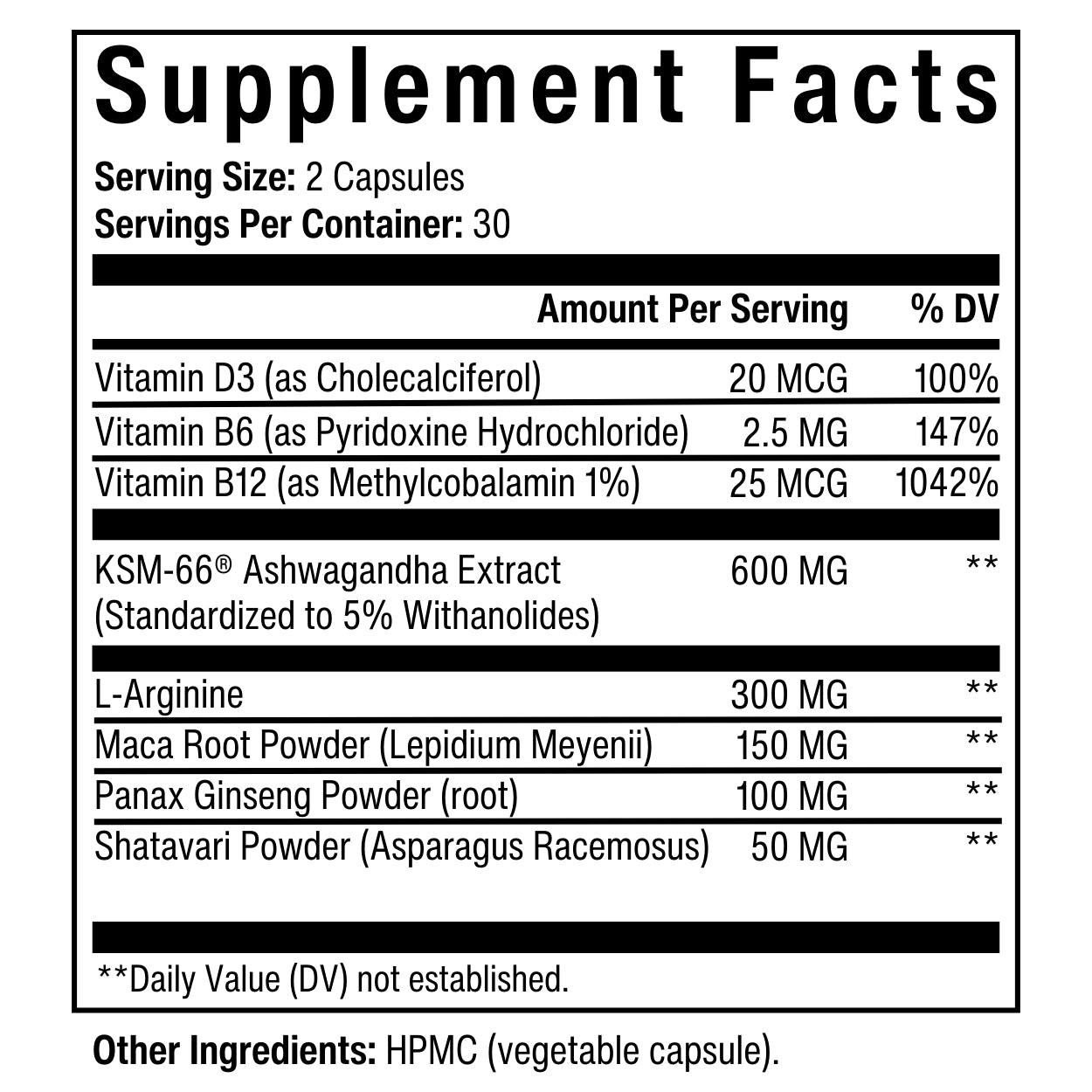 NEUROENDOCRINE COMPOUND (NX-62) 600 MG CAPSULE