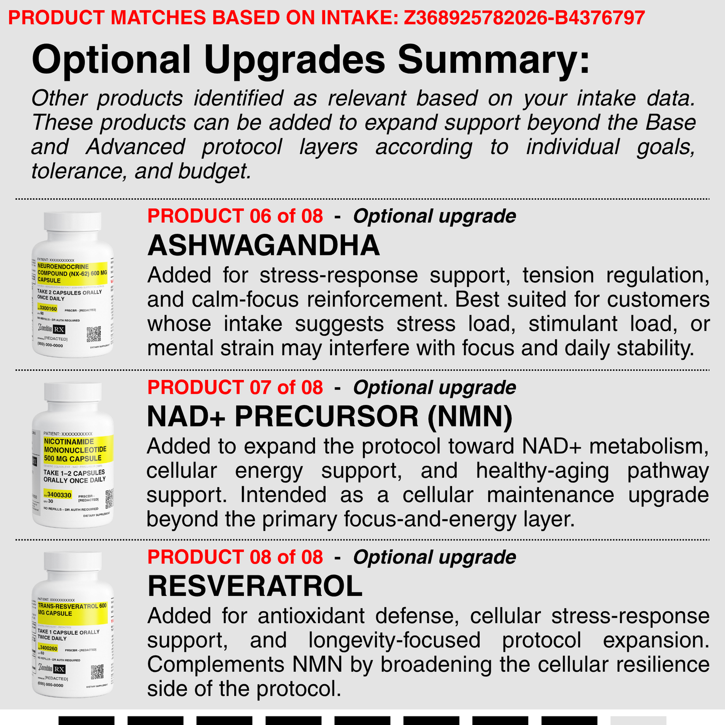 )CRITICAL POTENTIATION AGENT (NX-48) 7.5 G ORAL POWDER