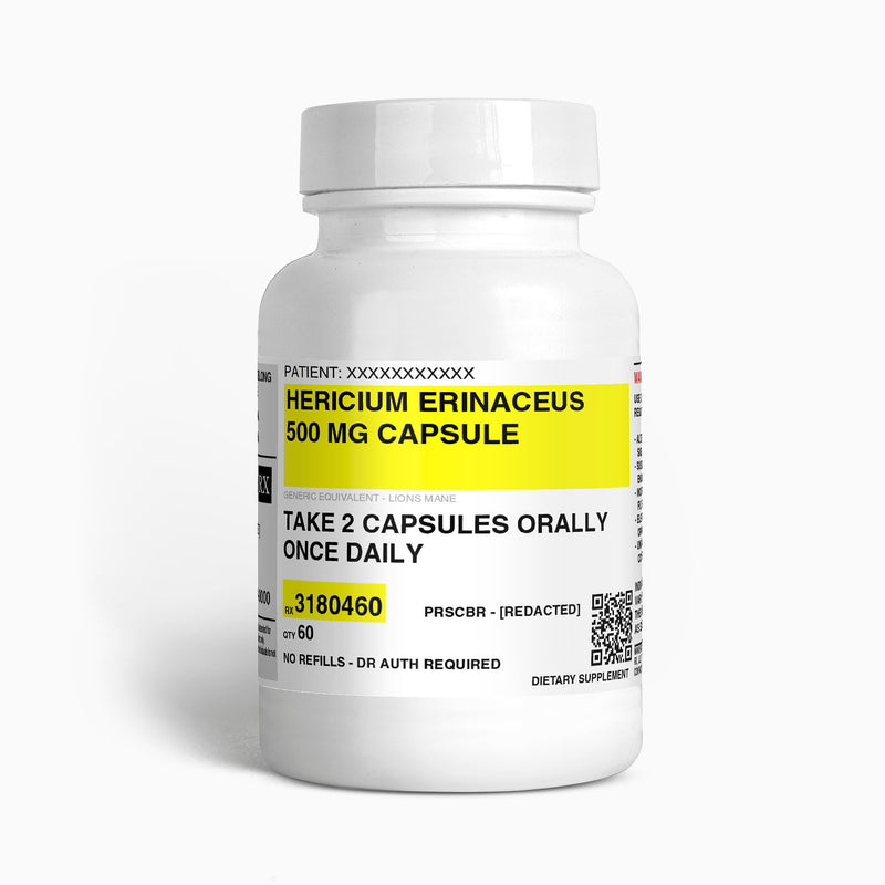 HERICIUM ERINACEUS 500 MG CAPSULE
