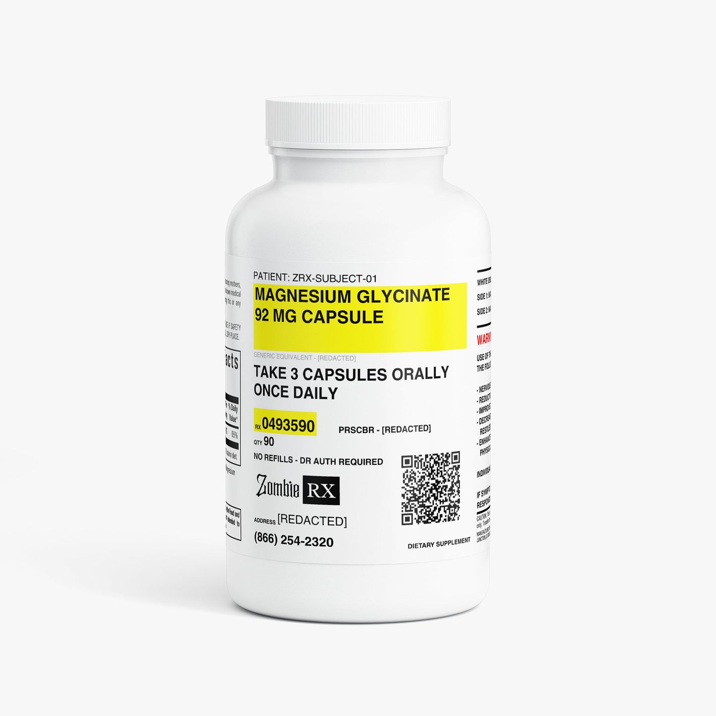 MAGNESIUM GLYCINATE 92 MG CAPSULE