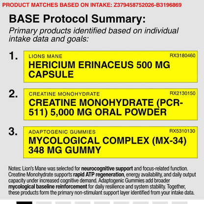 )HERICIUM ERINACEUS 500 MG CAPSULE