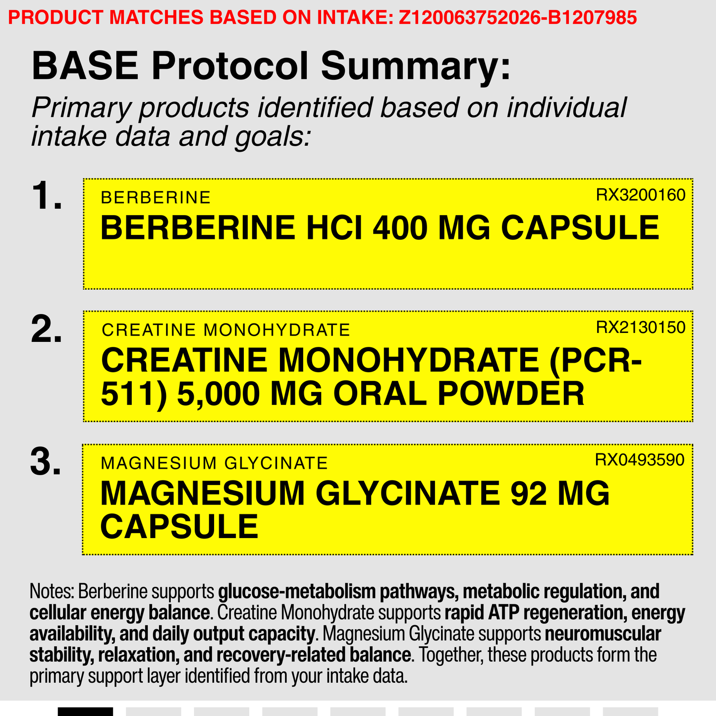 )BERBERINE HCI 400 MG CAPSULE