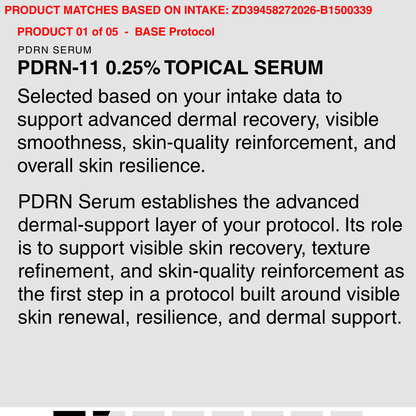 PDRN-11 0.25% TOPICAL SERUM