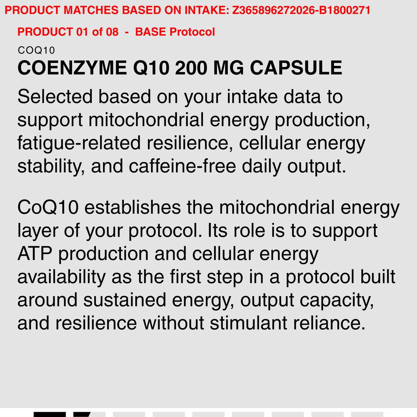 COENZYME Q10 200 MG CAPSULE
