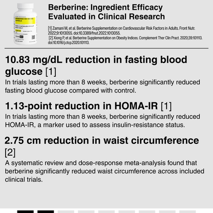 )BERBERINE HCI 400 MG CAPSULE