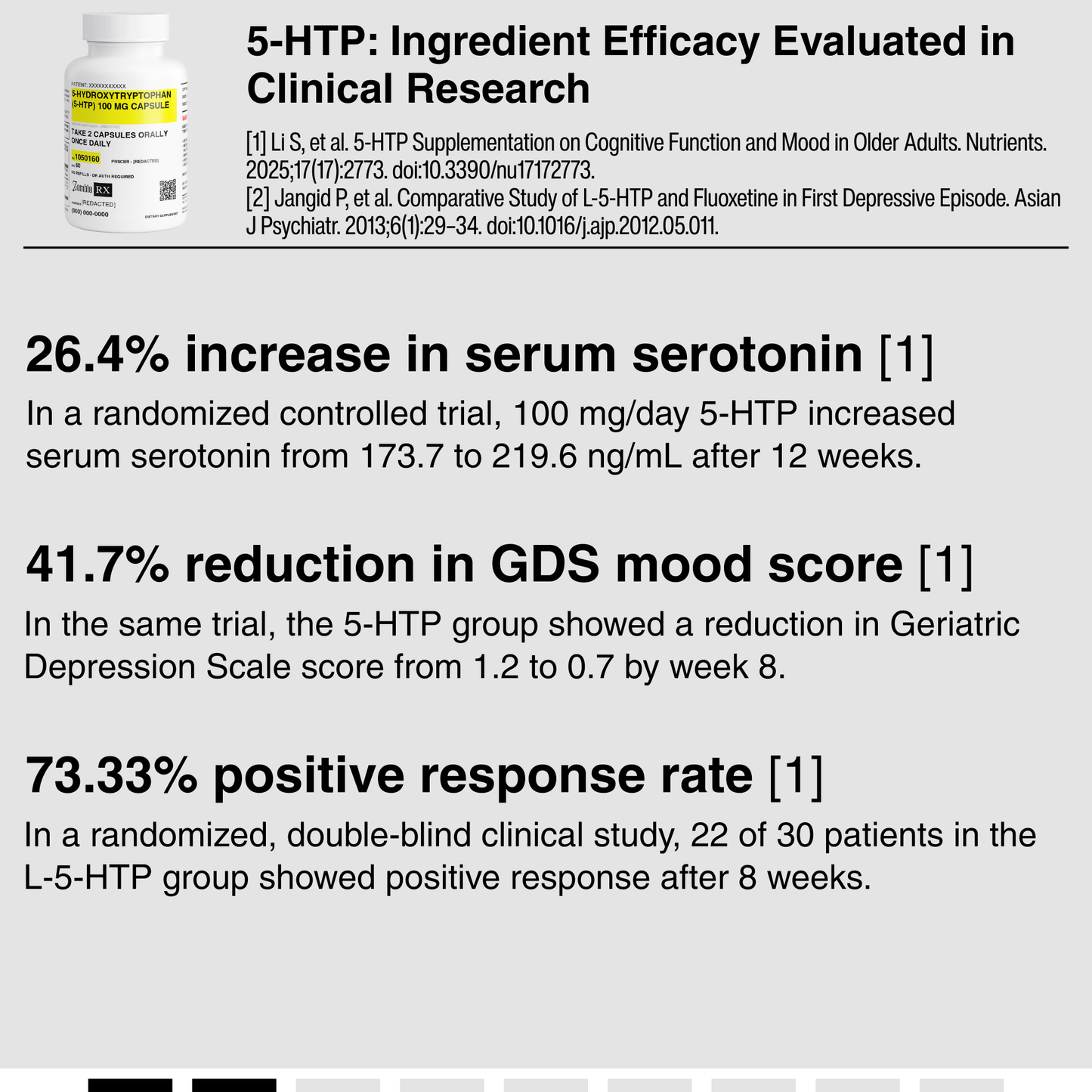 )5-HYDROXYTRYPTOPHAN (5-HTP) 100 MG CAPSULE