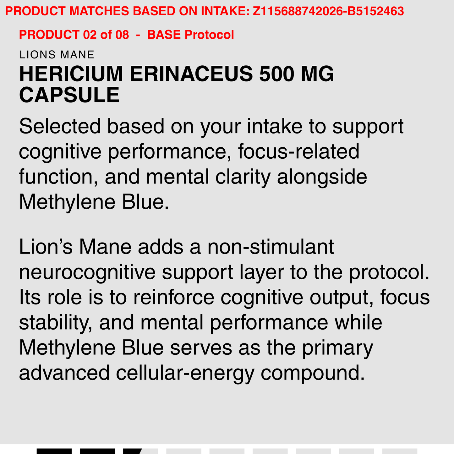 )METHYLTHIONINIUM CHLORIDE 1 ML ORAL SOLUTION