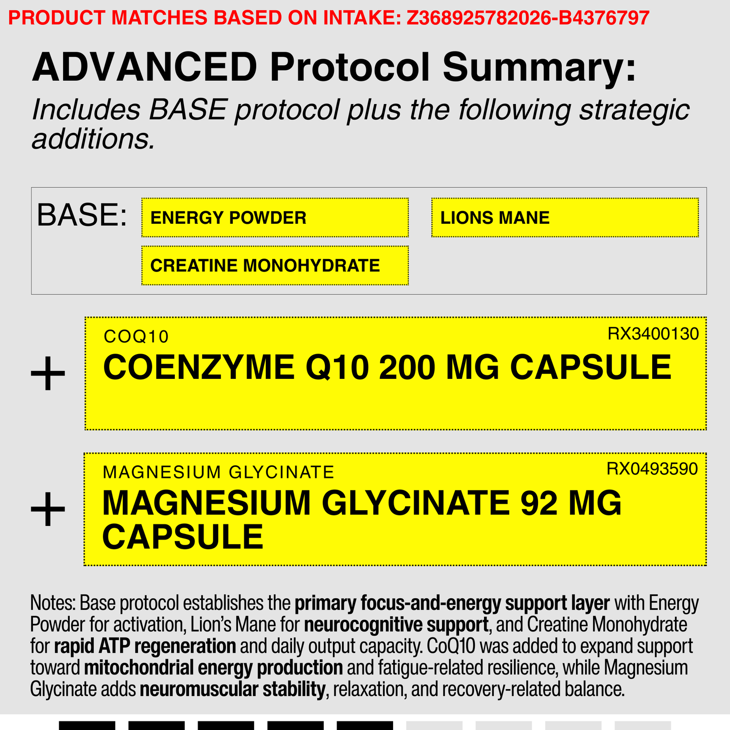 )CRITICAL POTENTIATION AGENT (NX-48) 7.5 G ORAL POWDER