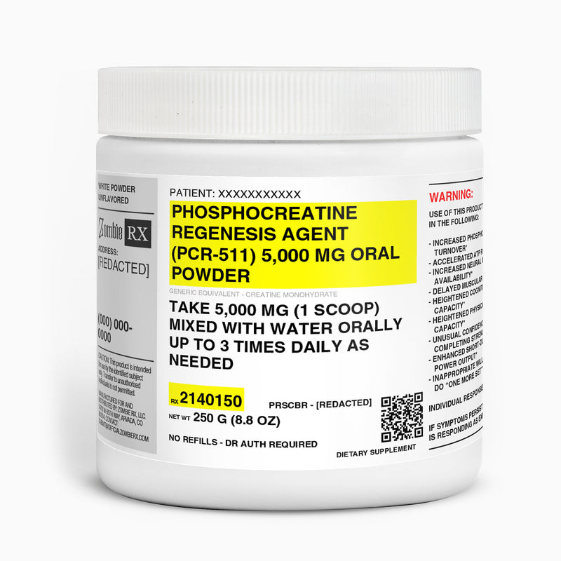 PHOSPHOCREATINE REGENESIS AGENT (PCR-511) 5,000 MG ORAL POWDER