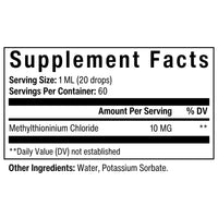 METHYLTHIONINIUM CHLORIDE 1 ML ORAL SOLUTION