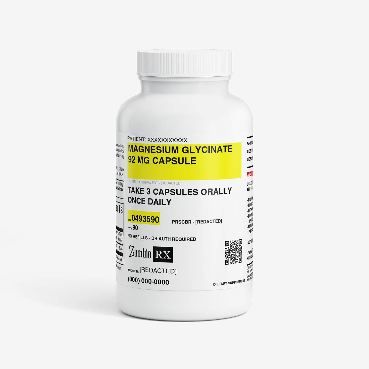 MAGNESIUM GLYCINATE 92 MG CAPSULE