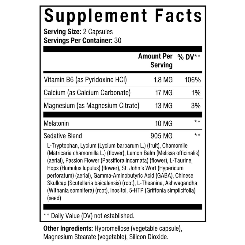 SEDATIVE COMPOUND (NS-10) 5 MG CAPSULE